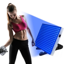 460nm Home Tanning Lamp, 45W Sunbathing Self Tanning Lamp, Home Solarium Tanning Daylight with 225pcs LEDs and Hook, Desktop Stand, Large Area Lighting for Face and Body Antique Bronze Skin