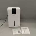 PSOS Dehumidifier, 118 OZ Dehumidifiers for Home(980 sq.ft ), Dehumidifier for Basements Bathroom with Auto Shut Off, Intelligent Humidity Control