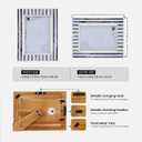 Handicrafts Home 5x7 White Picture Frame, Photo Frame for Wall & Tabletop, Handmade Grey & White Bone Inlay Frame for Modern Farmhouse Boho Decor for Living Room, Bedroom Office Decor, Desk, Shelf & Gallery Wall - kayala Saje