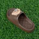 XIXITIAO Capybara Slippers for Women Men,Capybara Cute Slides,Non Slip Quick Drying Bathroom Slippers,Funny Sandals, Capybara Shower Shoes (Brown)