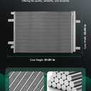 SCITOO Automotive Replacement Air Conditioning Condensers for 2017-2022 for Ford F-250/ F-350/ F-450/ F-550 Super Duty V8 6.2L, Replace# 30088