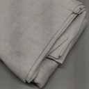 MIULEE Non-See-Through Privacy Linen Curtains 2 Panels, Light Filtering Window Curtains Farmhouse Textured Back Tab Semi Sheer Drapes for Bedroom Living Room, 52 x 102 Inches Long, Natural White