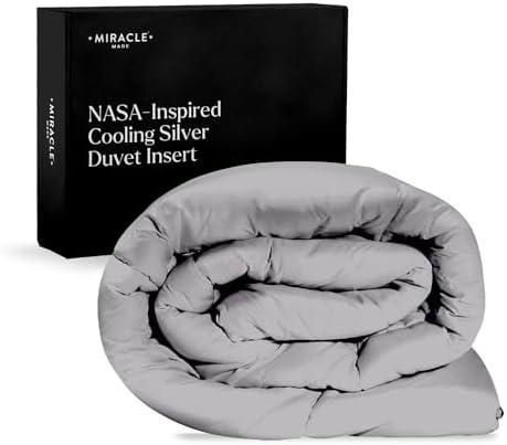 Miracle Made Cooling Comforter - Stone, Full/Queen - 3-Temperature-Zone Silver Infused Breathable Bedding Comforter - Cooling Blanket