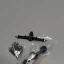 MEUS RACING Nylon SCX24 Axles with Isokinetic 3-Section CVD for Axial SCX24 C10 JLU Gladiator Bronco Deadbolt 1/24 RC Crawler, +5mm Widened and 52° Max, Steering Angle