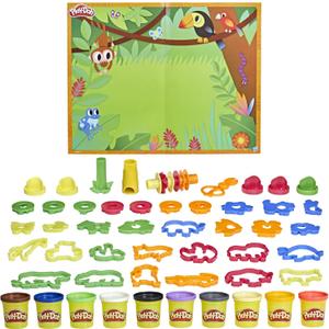 Play-Doh Animal Adventure Set, Arts and Crafts Toys for 3 Year Old Girls & Boys, 45 Tools, 10 Cans 