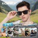 Bifocal Reading Glasses Men Sports Sunglasses Anti Slip Blue Light Unbreakable Designer TR90 Frame Driving Readers