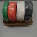 XRDS -RF 4-Pack Stranded Copper THHN Wire Combo, 6AWG & 8AWG Electrical Wire Set 50FT, Pure Copper Building Cable with PVC Insulation & Nylon Jacket (Includes 6 AWG Black/Red/White & 8 AWG Green)