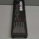 Nimmu Thermal Brush for Blowout Look, 1.5 inch Heated Round Brush, Curling Iron with 10 Temperature Control, Hot Styler Dual Voltage for Travel, Black Gold