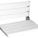 18" Wall Mounted Shower Seat, Shower Bench Wall Mount for Inside Shower, Fold Down Shower Seat, Shower Seats for Adults