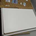 Art3d 24"x24" Smooth Drop Ceiling Tiles (48 Sq.Ft), 12-Pack 2ft x 2ft PVC Tiles for Home and Office, Waterproof and Reusable Plastic Ceiling, White