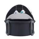 Pamo babe Portable Bassinet and Play Space Baby Dome Travel Crib for Newborn, Black Gray