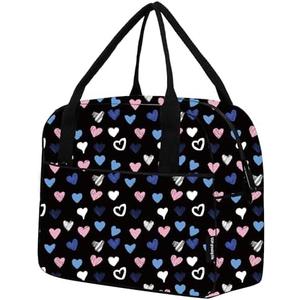 VLM Lunch Bag,Lunch Box for Women Men,Reusable Insulated Lunch Tote,Small Leakproof Cute Lunch Cooler with High Capacity for Work,Picnic,Campin