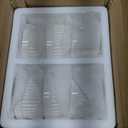 MALACASA Ramekins 6 oz Oven Safe, Porcelain Creme Brulee Ramekins Pudding Custard Cups Small Ceramic Souffle Dishes Ramakan Ramiken Ramicans Baking Bowls Set of 6, White, Series RAMEKINDISH