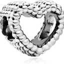 10 Pack Silver Charms for Bracelets and Necklaces Charms for Women Pendant Beads Set