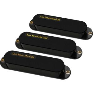 Lace Sensor Hot Gold with Hot Bridge 3-Pack Black