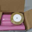 Yeaqee 50 Pcs Christmas Wine Bottle Gift Bags with Gold Bow Ribbons Metallic Wine Bags Gift Wrap for Holiday Party Favor, 18 x 6 Inch(Gold)