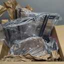 Coffee Bar Station,5 Tier Coffee Stand with Organizer Storage Drawers,Kitchen Corner Bakers Rack with 4 S-Shaped Hooks & Dual Wood,Kitchen Shelf for Small Spaces, Living Room ,Entryway (Rustic Brown)