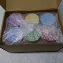 KeaBabies 12pk 4oz Glass Baby Food Containers with Lids - Leak-Proof, Microwavable Small Glass Jars, Baby Purees & Toddler Snack Storage Containers, BPA-Free, Dishwasher & Freezer Safe (Nord)