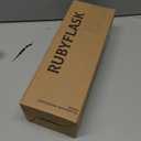 32oz Insulated Water Bottle with Straw, Stainless Steel Metal Vacuum Water Flask, Large Thermal Water bottle with Leakproof 3 Lids for Travel, Camping, Gym Sports Indigo Black