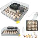 Nest IV - 48 Egg Incubator for Breeders, Fully Automated, Accurate Humidity & Temp Control, Chick Separator, Flexible Egg Spacing, Custom Incubation Days, Auto Turning & Auto Stop, Easy Monitoring