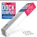 Boat Dock Bumper Guards, 32" Marine-Grade Pads with Screws, for Dock Edge, Piling, Vertical Poles, Horizontal Deck, or Pier Fenders