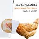 Large Automatic Chicken Feeder and Waterer Set Hanging Chicken Water Feeder Poultry Feed Bucket