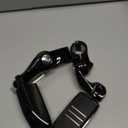 FOVPLUE 1.25" Highway pegs,Motorcycle Angled Adjustable Highway Footpegs for Harley Davidson Touring Road King Road Glide Street Glide Electra Glide Softail Sportster with 1 1/4" Highway Bar Black