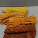 Kevin Textile Fall Throw Pillow Covers Pack of 4 Super Soft Boho Corduroy Decor Pillow Cases Mix and Match Colors Plush Texture Accent Pillows for Sofa Couch Living Room Chair 18x18 Inch, Beige/Teal