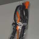 Kiweoci Electric Fuel Transfer Pump, 3GPM Portable Fluid Transfer Siphon Pump with Oil Pipeline, Battery Gas Pumps with Adjustable Flow Control Nozzle for Car/RV(Pink)