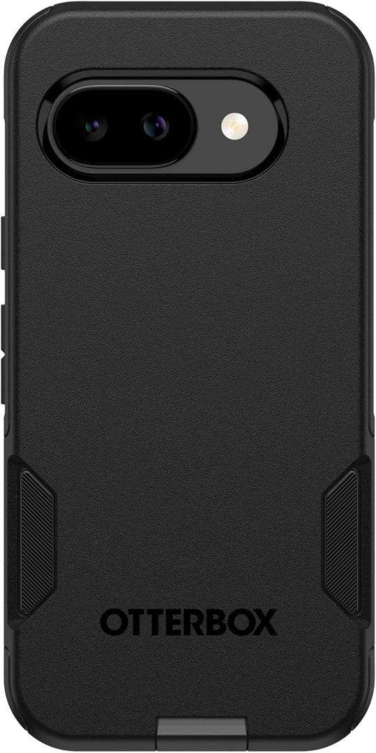 OtterBox Google Pixel 9a Commuter Series Case - Black, Slim & Tough, Pocket-Friendly, with Port Protection