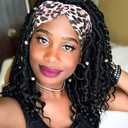 Hanne Fashion Headband Wigs Short Dreadlock Wig Goddess Hand Braided Twist Synthetic Wigs for Black Women Daily Cosplay Braided Curly Wigs 1B