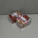 2 x 36 Pcs Valentine Heart Shaped Ornaments, Rose Gold Silver Pink Red Heart Ornaments for Mother's Day Christmas Wedding Anniversary Valentines Day Hanging Decorations