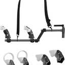 Gun Stock for Meta Quest 3s, Compatible with Quest 2 Quest 3 Controller Grips for Enhance Stability and 2 Pcs Control Magnetic Stock Rifle Adapter Set (Black for Quest3s /3/2)