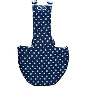 Chicken Diapers for Hens, Rooster, Ducks, Ducklings - Reusable, Adjustable, Size That FITS, XS Small Medium Large XL by Uni Infinity (Chicken Large, Stars USA)