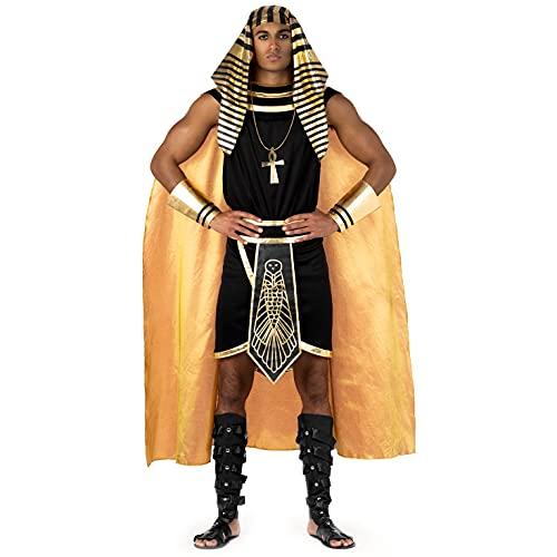 Morph Deluxe Egyptian Pharaoh Costume for Men - Adult Pharaoh Halloween Outfit - Ancient Egyptian Dress Up