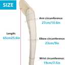 Mannequin Arms Bendable Cloth 1 Pair of 1:1 Adult Female for Sewing | Mannequin Arm Dressmaker Dummy's Cotton Draping Arms for Pattern Making Arm for Dress Form (60CM)