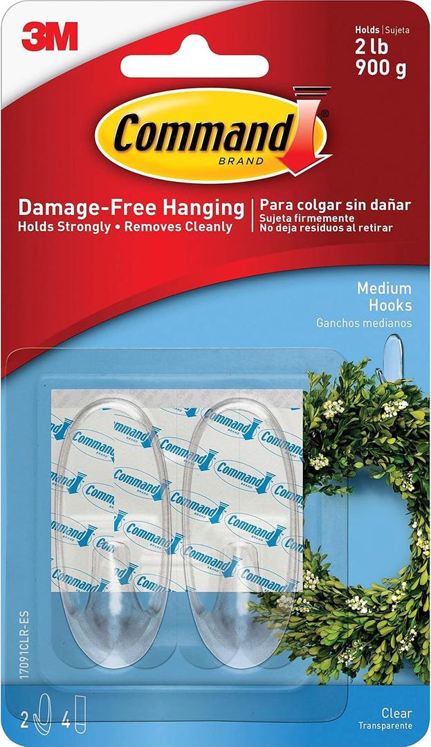 Command Clear Adhesive Hook