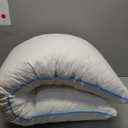 YZ HOME Long Body Pillow for Adults - Firm Body Pillow Insert with Shredded White Memory Foam, Adjustable Height, Soft Support for Side Sleeping, Pregnant Women, Washable (White, 20x54 Inch)