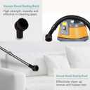 RDEXP Round Dust Brush 25mm Horse Hair 1.25" Vacuum Attachment Replacement,Perfect for Vacuuming Sofas and Baseboards,Use a Rubber Will Help It Fit Better
