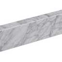 21 Inch Carrara Marble Side Splash for Bathroom Vanity Sink Top
