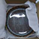 Large Quiche Tart Pans Pan, 27 oz Ceramic Au gratin pans, Fluted Ruffled Edge for Quiche Baking Dish/Pie Pan - Oven, Microwave, Freezer and Dishwasher safe - Great Gift for Bakers 9.6 Inch