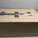 Christmas Countdown, 1pc 274cm/107.87inches Snow Flocked Garland, Artificial Christmas Decorations Decor Realistic DIY (Green White)