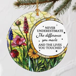 Christmas Ornaments, Going Away, Goodbye, Farewell Gifts for Coworkers - Retirement, Coworker Leaving Gifts for Women, Men - Leaving Job, Moving Away Presents for Friends, Boss, Work Bestie - Design I