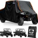 UTV Cover 4 Seater 4-6 420D Covers for Can Am Defender MAX PRO X3 MAX Arctic Cat Prowler Viking Tracker 800SX RZR XP 4 Ranger Crew 6 Covers Heavy Duty Reflective Strips Off-Road (167"*65"*77")
