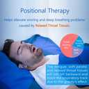 Side-Sleeping Backpack, Sleep Position Trainer, Sleeping on the Side Alleviates Snoring Caused by Throat Issues (Small, Back Width16 Inch or 40 cm)