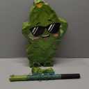 Gueevin Pickle Piñata Pickle Birthday Party Decorations Supplies Cute Cartoon Cucumber Piñata Set with Stick Blindfold for Dill Vegetable Themed Birthday Baby Shower Celebration Decorations