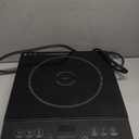 Amazon Basics 1800W Electric Portable Induction Cooktop, Induction Burner with Child Lock, Overheat Protection, Timer, 8 Power Settings, Up to 440F, for Cookware with Diameter 5.7"-8.2", Black