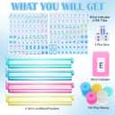Ceenna American Mahjong Tile Set All-in-one Mahjong, Blue, 24 x 13 x 4.7 inches