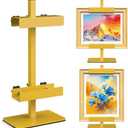 CZMIYRPY Tabletop Easel Stand Picture Easels for Display Up to 15.5" H Gold Picture Frame Stand Table Top Easel Metal Picture Easel for Photos, Painting, Artwork, Books (Base: 1.32 lbs)