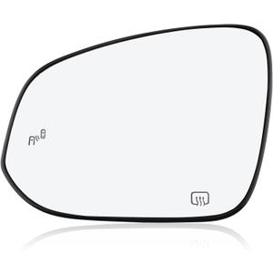 GoaMotors Left Driver Side Heated Mirror Glass with Blind Spot Compatible with Toyota Highlander 2020-2024